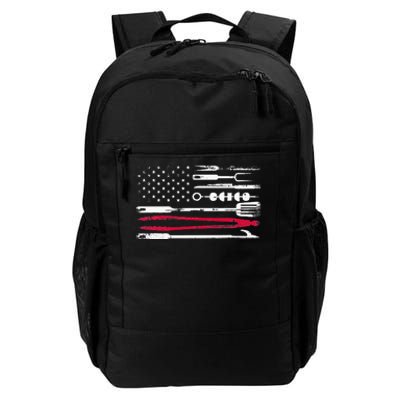 Funny American Flag Grilling Tools BBQ Grill Barbecue Tool Daily Commute Backpack