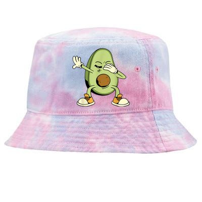 Funny Avocado Tie-Dyed Bucket Hat