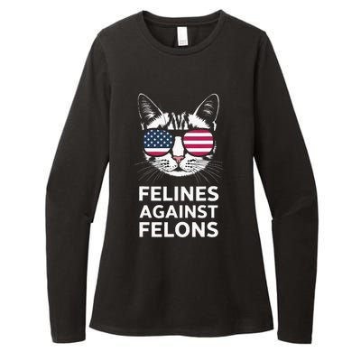 Felines Against Felons Womens CVC Long Sleeve Shirt