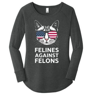 Felines Against Felons Women's Perfect Tri Tunic Long Sleeve Shirt