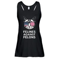 Felines Against Felons Ladies Essential Flowy Tank