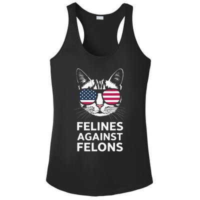 Felines Against Felons Ladies PosiCharge Competitor Racerback Tank