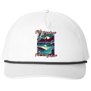 Fish Anywhere Fish Everywhere Snapback Five-Panel Rope Hat