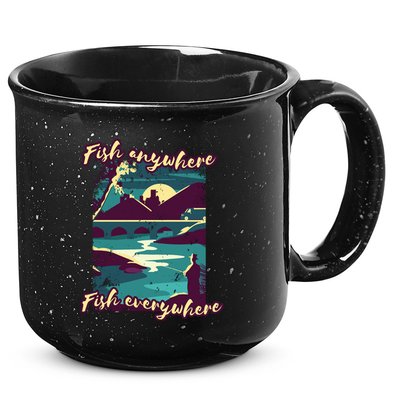 Fish Anywhere Fish Everywhere 15oz Campfire Ceramic Mug