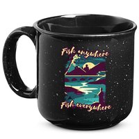 Fish Anywhere Fish Everywhere 15oz Campfire Ceramic Mug