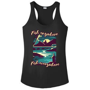 Fish Anywhere Fish Everywhere Ladies PosiCharge Competitor Racerback Tank