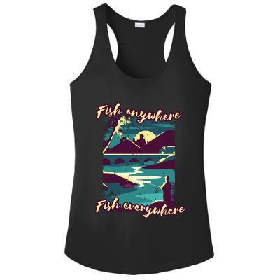 Fish Anywhere Fish Everywhere Ladies PosiCharge Competitor Racerback Tank