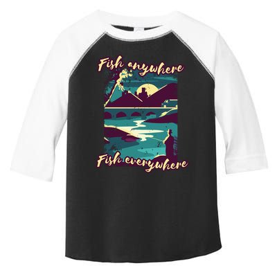 Fish Anywhere Fish Everywhere Toddler Fine Jersey T-Shirt