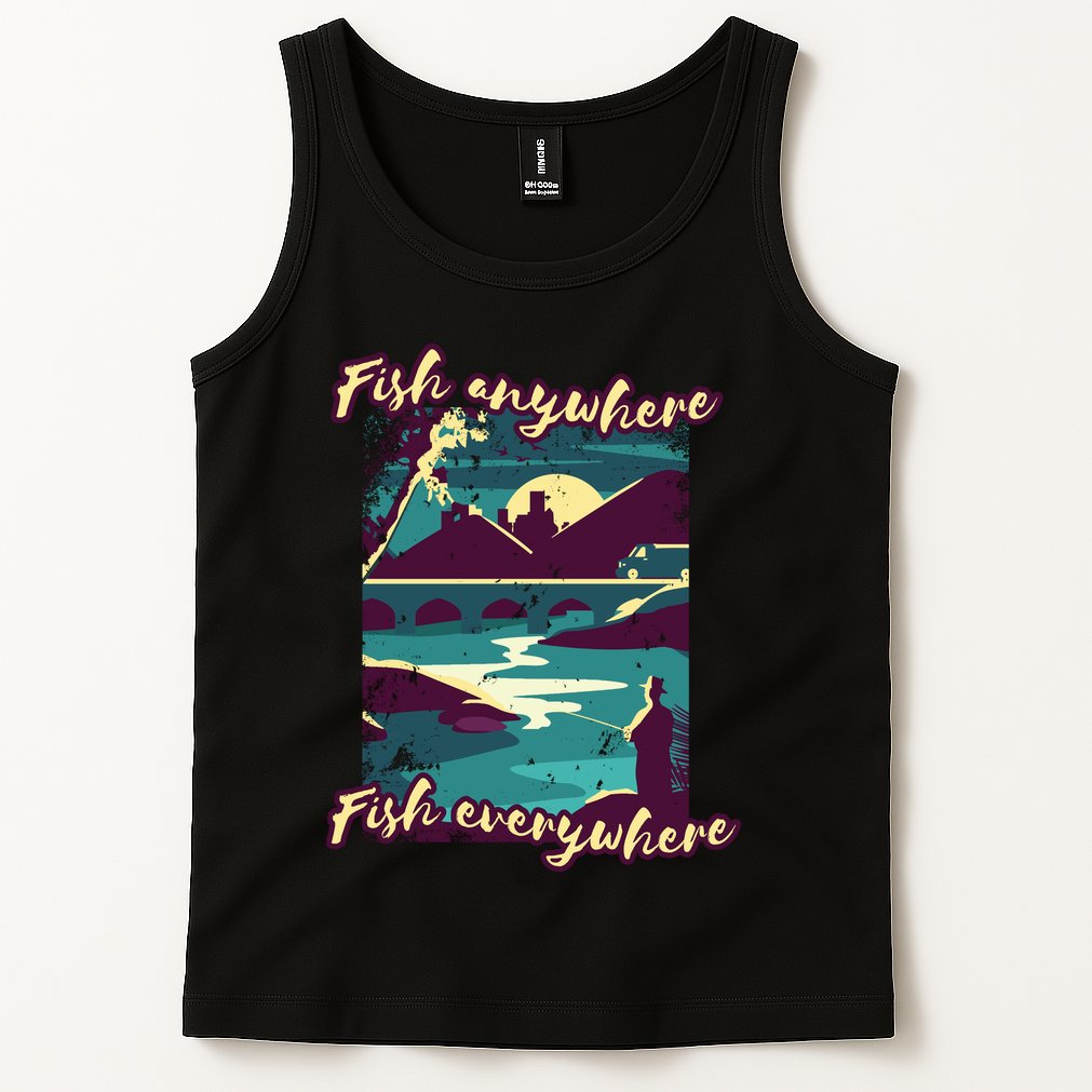 Fish Anywhere Fish Everywhere Tank Top
