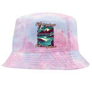 Fish Anywhere Fish Everywhere Tie-Dyed Bucket Hat