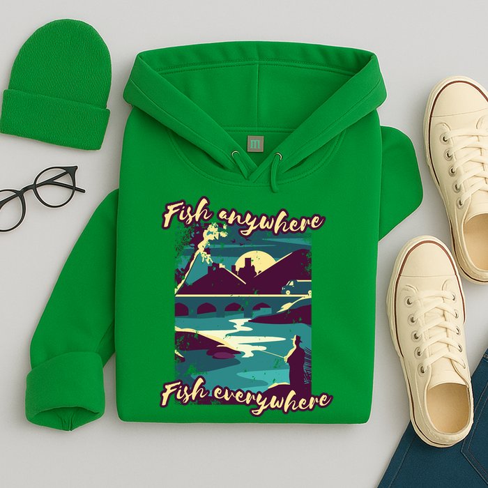 Fish Anywhere Fish Everywhere Hoodie