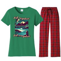 Fish Anywhere Fish Everywhere Women's Flannel Pajama Set