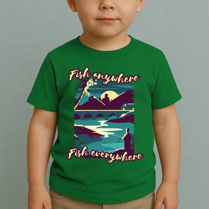 Fish Anywhere Fish Everywhere Toddler T-Shirt