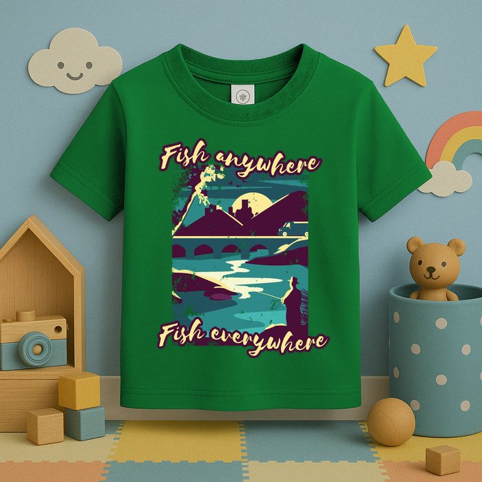 Fish Anywhere Fish Everywhere Toddler T-Shirt