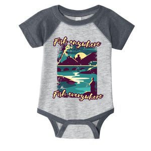 Fish Anywhere Fish Everywhere Infant Baby Jersey Bodysuit