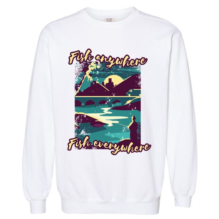 Fish Anywhere Fish Everywhere Garment-Dyed Sweatshirt