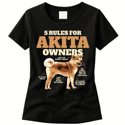 Funny Akita For Women Men Akita Owner Gifts Womens T-Shirt