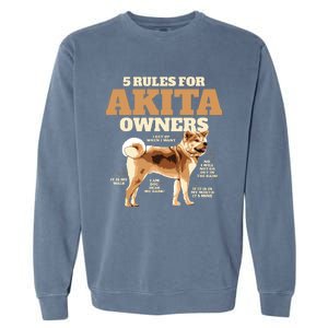 Funny Akita For Women Men Akita Owner Gifts Garment-Dyed Sweatshirt