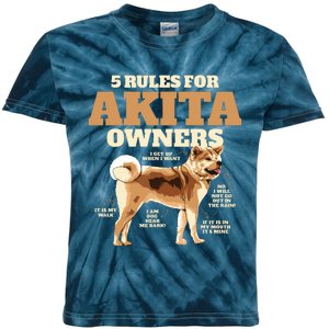 Funny Akita For Women Men Akita Owner Gifts Kids Tie-Dye T-Shirt