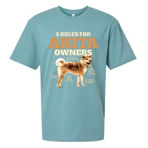 Funny Akita For Women Men Akita Owner Gifts Sueded Cloud Jersey T-Shirt