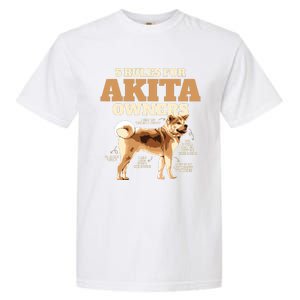 Funny Akita For Women Men Akita Owner Gifts Garment-Dyed Heavyweight T-Shirt