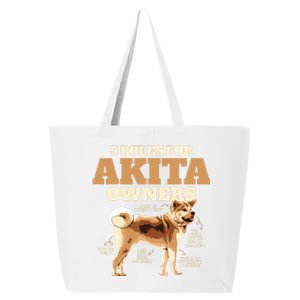 Funny Akita For Women Men Akita Owner Gifts 25L Jumbo Tote