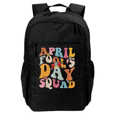 Funny April Fools Day Squad Pranks April Fool's Day Groovy Daily Commute Backpack