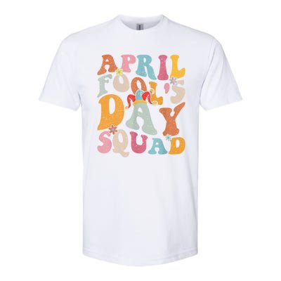 Funny April Fools Day Squad Pranks April Fool's Day Groovy Softstyle CVC T-Shirt