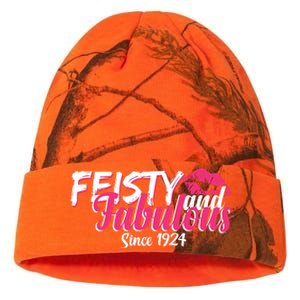 Feisty And Fabulous Since 1924 100th Birthday Kati Licensed 12" Camo Beanie