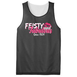 Feisty And Fabulous Since 1924 100th Birthday Mesh Reversible Basketball Jersey Tank