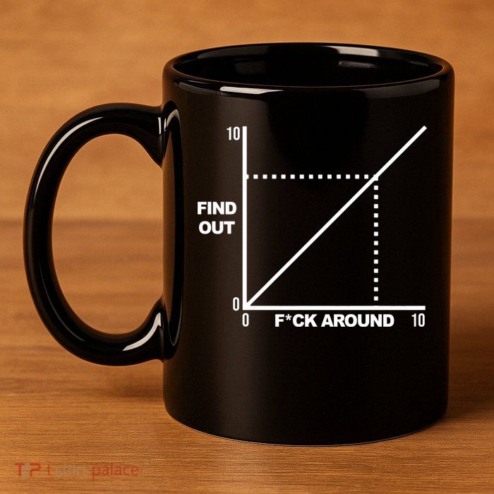 F Around Find Out 11oz C Handle Ceramic Mug