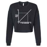 F Around Find Out Cropped Pullover Crew
