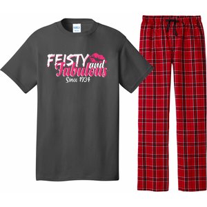 Feisty And Fabulous Since 1934 90th Birthday Pajama Set