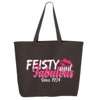 Feisty And Fabulous Since 1934 90th Birthday 25L Jumbo Tote