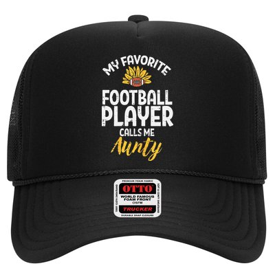 Favorite American Football Player Aunty Aunt Auntie Trucker Hat