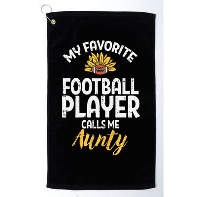 Favorite American Football Player Aunty Aunt Auntie Golf Towel