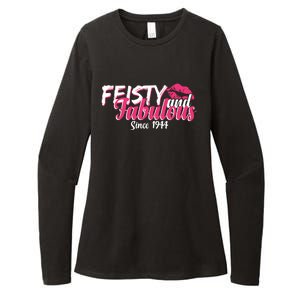 Feisty And Fabulous Since 1944 80th Birthday Womens CVC Long Sleeve Shirt