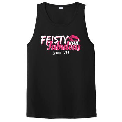 Feisty And Fabulous Since 1944 80th Birthday PosiCharge Competitor Tank