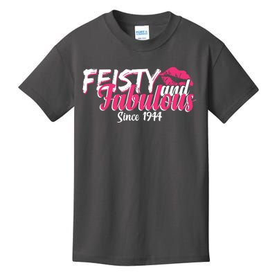 Feisty And Fabulous Since 1944 80th Birthday Kids T-Shirt