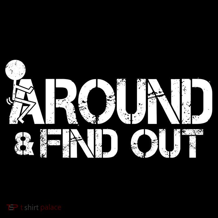 F Around Find Out Funny Meme Poster
