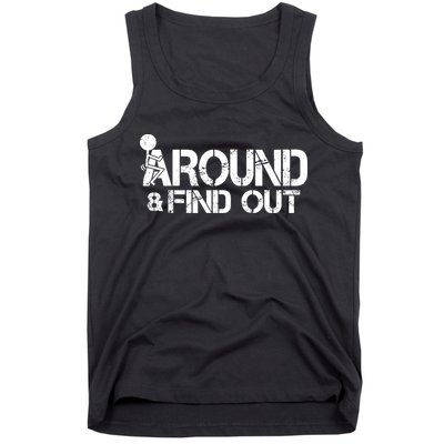 F Around Find Out Funny Meme Tank Top