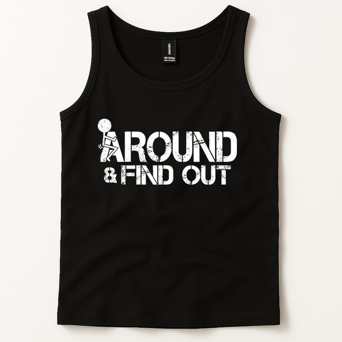 F Around Find Out Funny Meme Tank Top