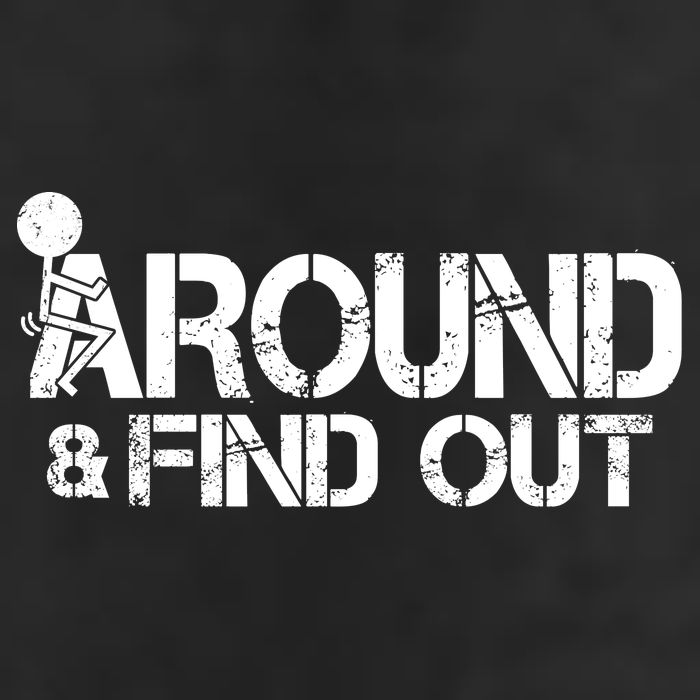 F Around Find Out Funny Meme Golf Towel