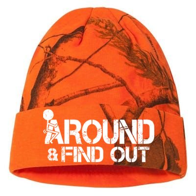 F Around Find Out Funny Meme Kati Licensed 12" Camo Beanie