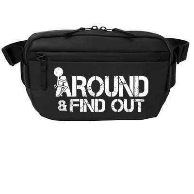 F Around Find Out Funny Meme Crossbody Pack