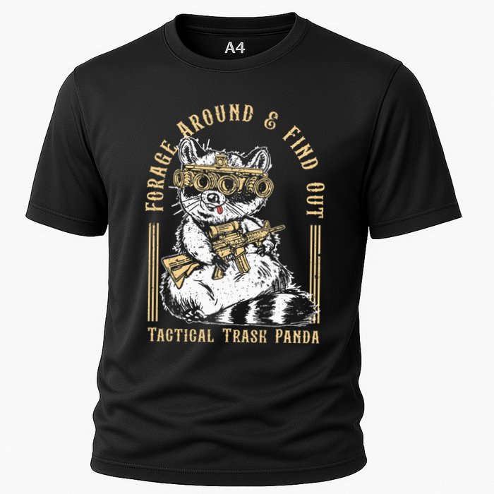 Forage Around & Find Out Tactical Trash Panda Cooling Performance Crew T-Shirt