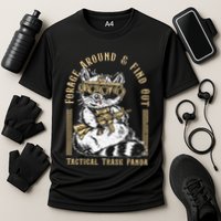 Forage Around & Find Out Tactical Trash Panda Cooling Performance Crew T-Shirt