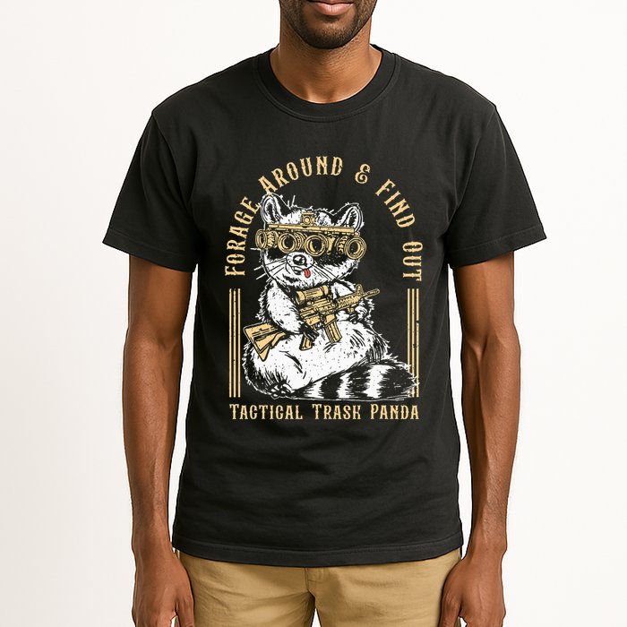 Forage Around & Find Out Tactical Trash Panda Tall T-Shirt