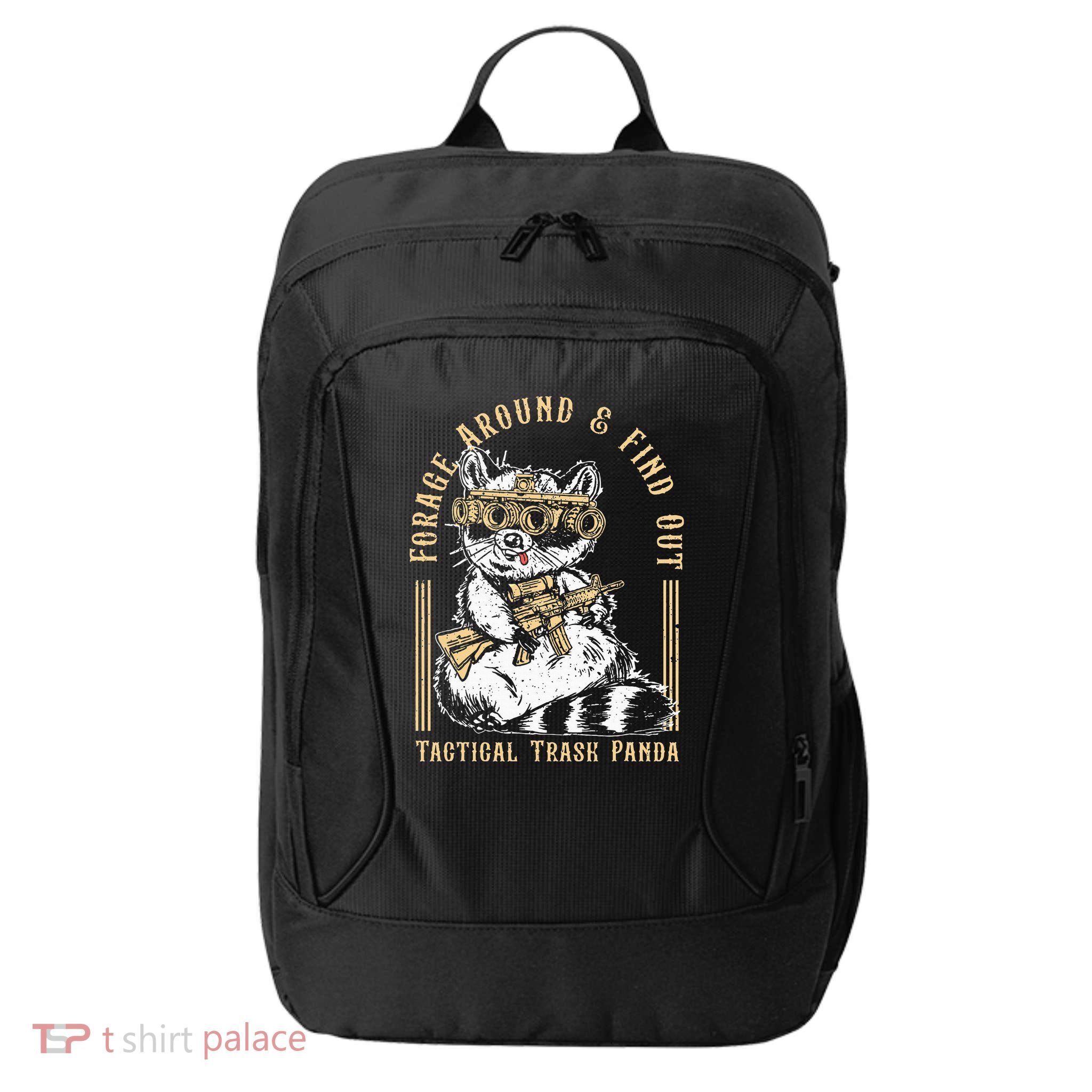 Forage Around & Find Out Tactical Trash Panda City Backpack