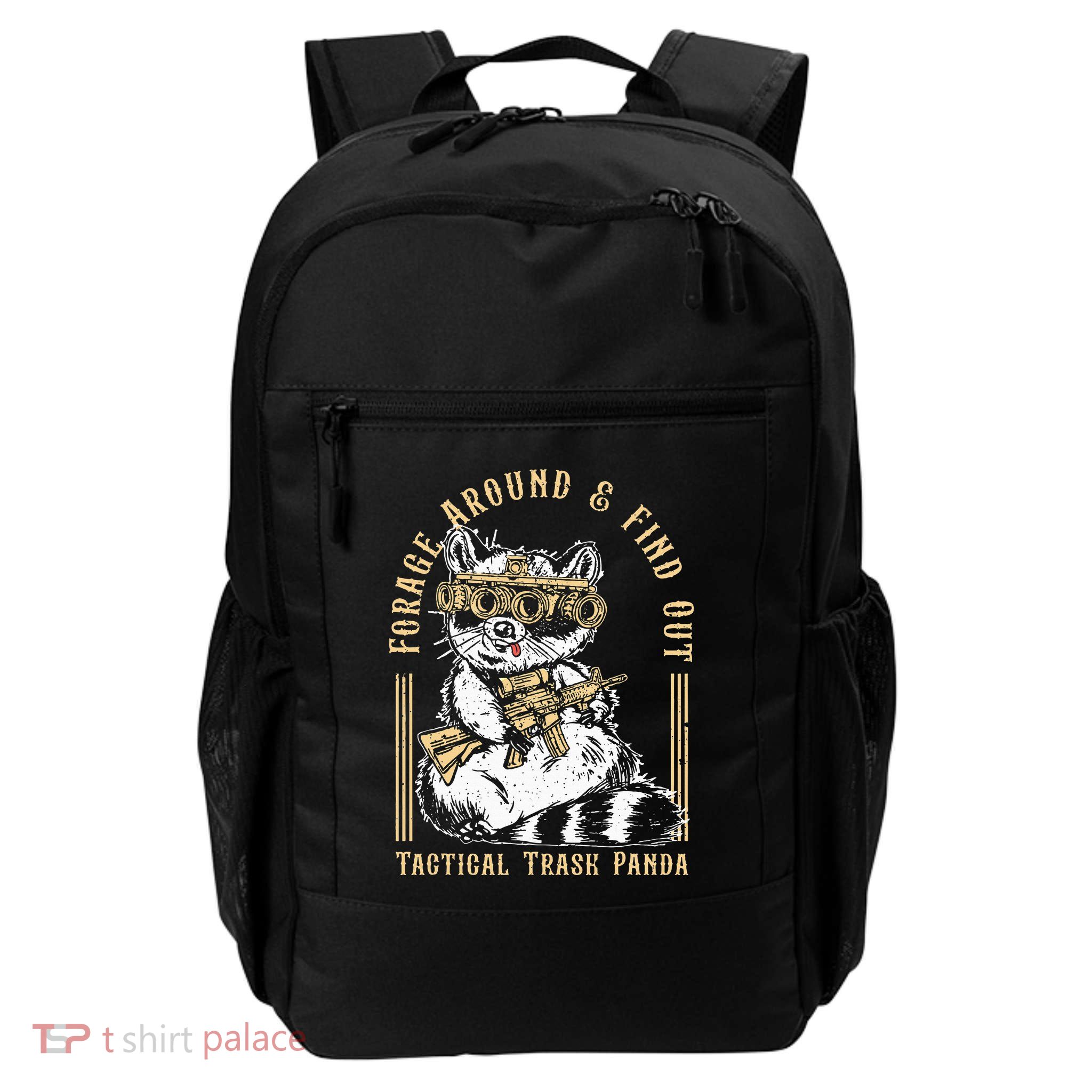 Forage Around & Find Out Tactical Trash Panda Daily Commute Backpack